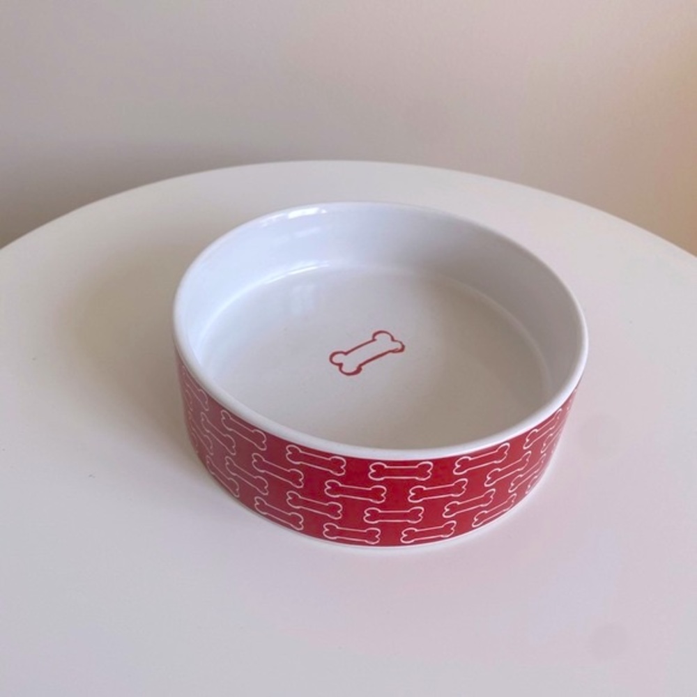 Fringe Studio Small Ceramic Dog Bowl